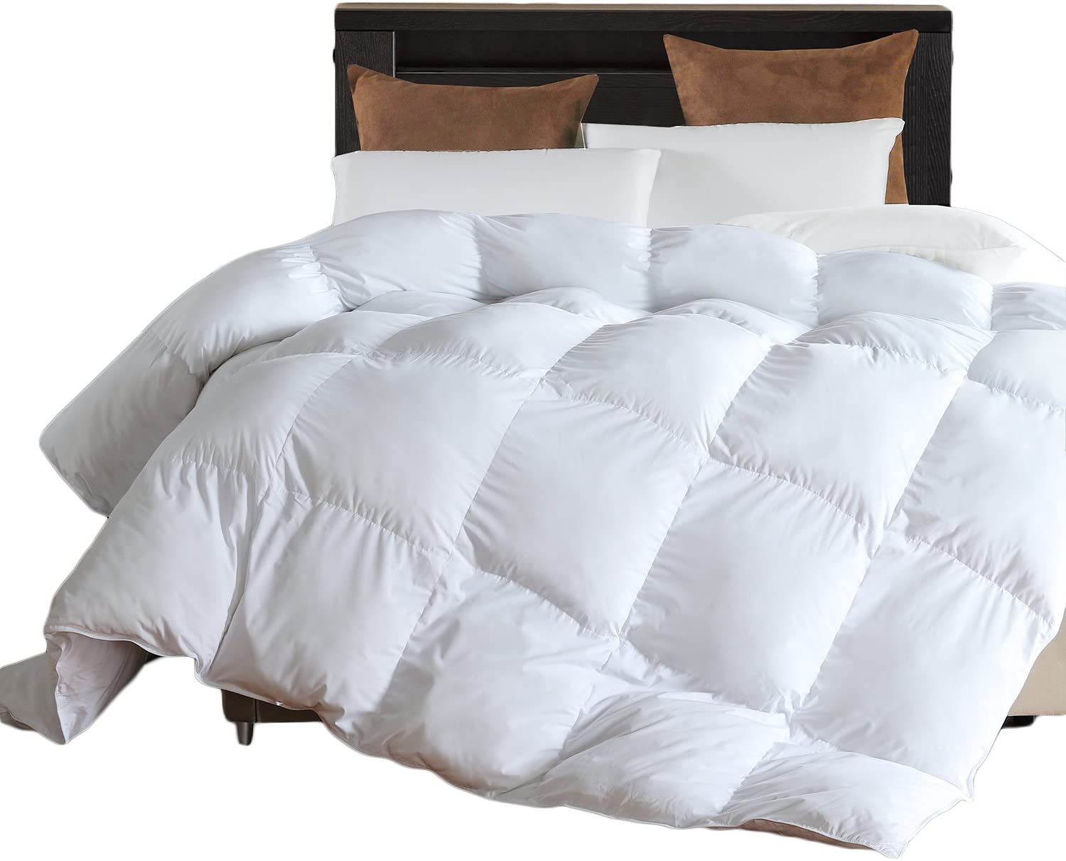 Price:$34.99  Comforter Duvet Insert White-Soft Plush Fiber Fill,Lightweight Down Alternative Comforter by L LOVSOUL (68x90Inches) Comforter : Home & Kitchen