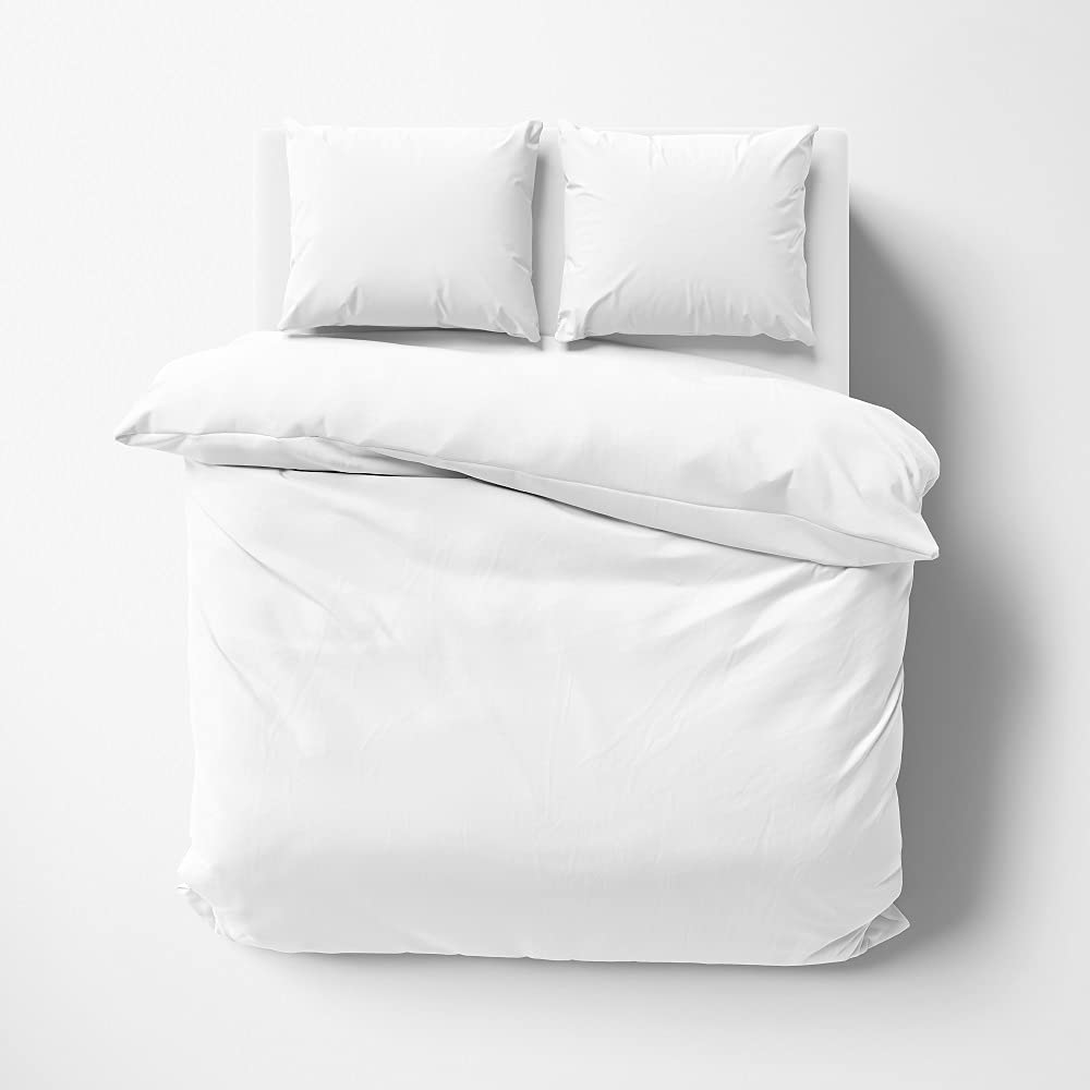 Price:$62.49 Kotton Culture Premium Duvet Cover 100% Egyptian Cotton 600 Thread Count with Zipper & Corner Ties Luxurious Bedding (Queen/Full, White) : Home & Kitchen
