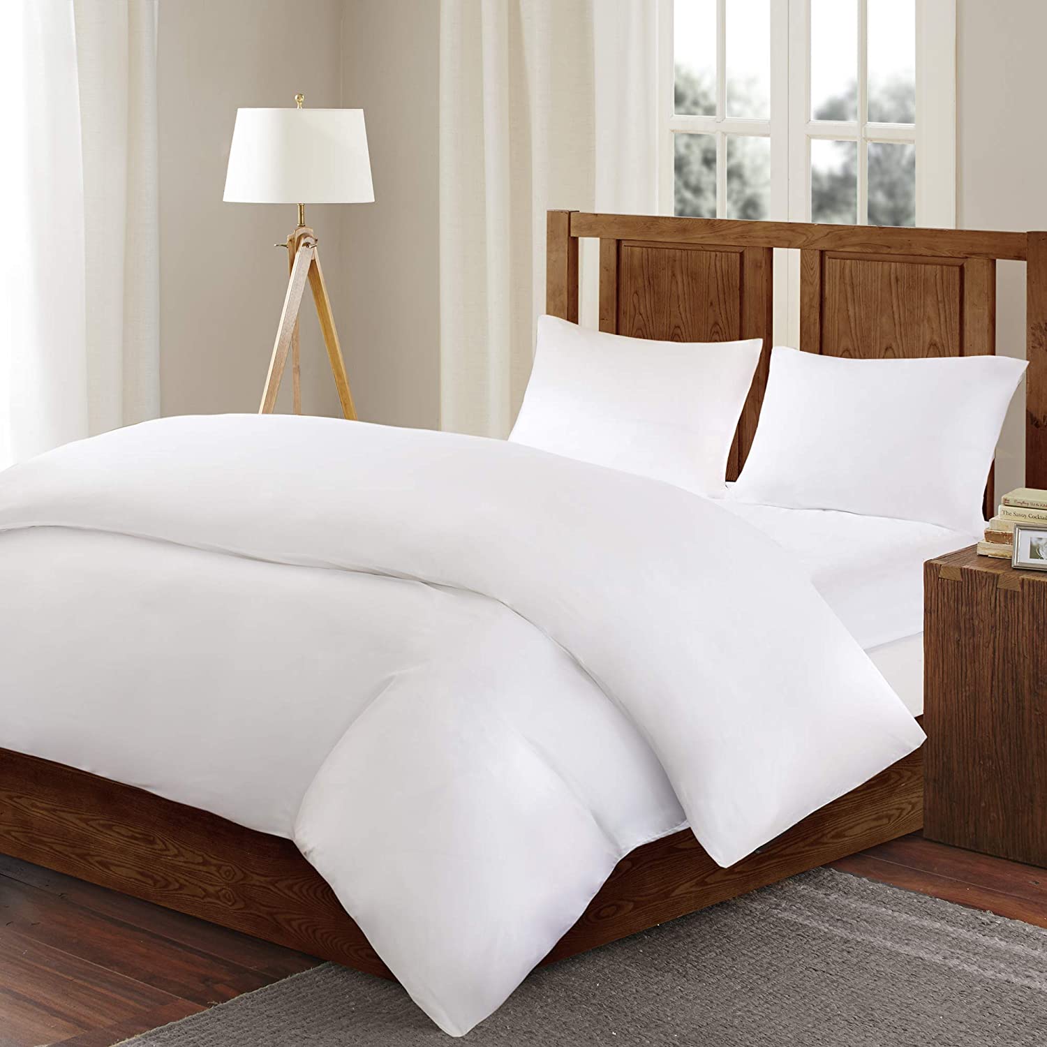 Price:$35.45  Philosophy Bed Guardian 3M Scotchgard Comforter Protector Duvet Cover with Zipper Flap-Waterproof, Twin, White : Home & Kitchen