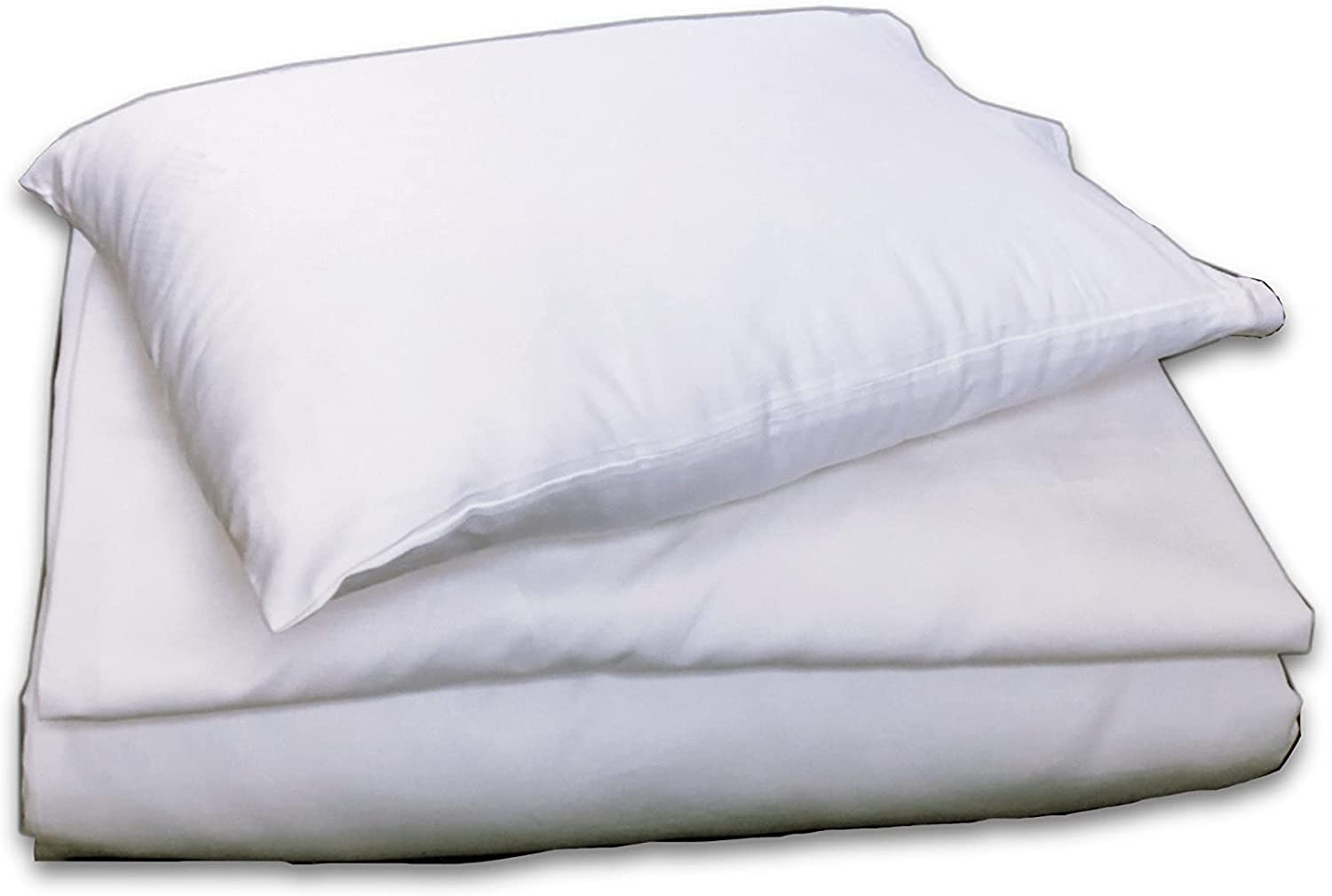 Price:$120.00  Piece Toddler Bedding Set (Includes Duvet Cover, Comforter, Toddler Pillow, Pillow Cover, and Fitted Sheet), White | Fits Standard Crib Mattress | Toddler Bed | Bed Set | 100% Cotton : Baby