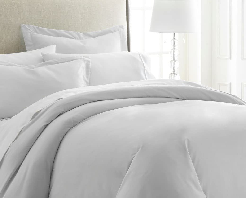 Price:$139.99  Home Duvet Cover Set, Queen, Light Gray : Home & Kitchen