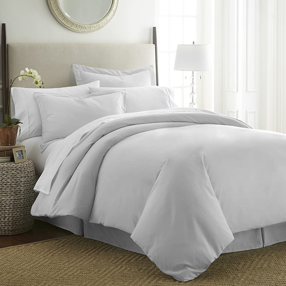 Price:$34.99  Market Duvet Cover Set, Queen, Light Gray : Home & Kitchen