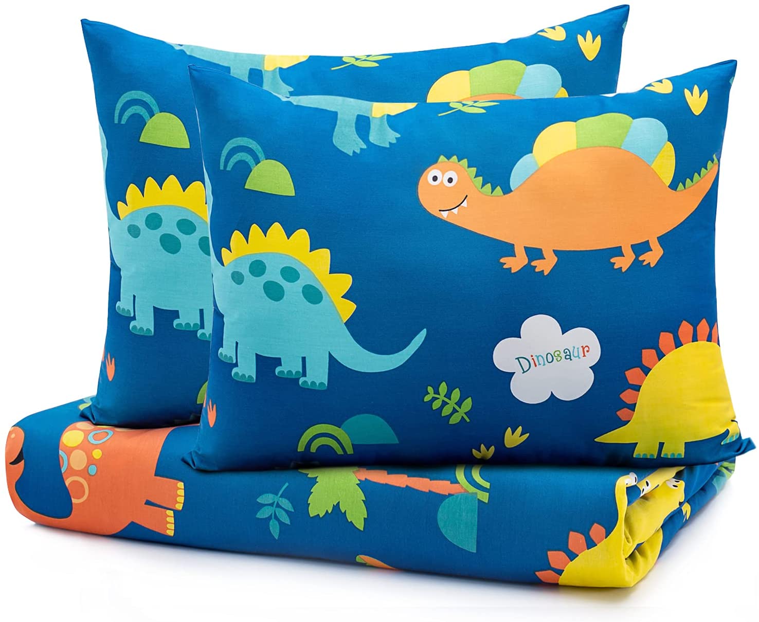 Price:$31.99  Dinosaur Duvet Cover Twin for Kids Weighted Blanket 68x86 Inch Quilt Cover Set with 2 Pillowcases - Twin Size (1 x Duvet Cover + 2 x Pillowcase) : Home & Kitchen
