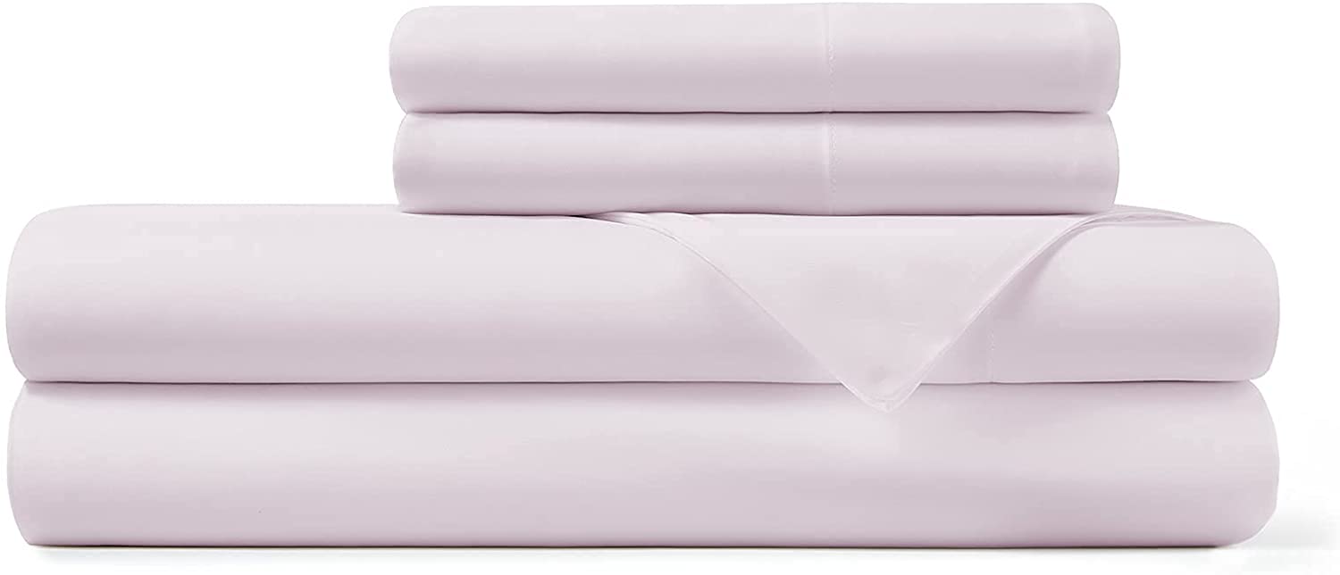 Price:$99.99  Sheets Direct 100% Bamboo Sheets - King Size Sheet and Pillowcase Set - Cooling, 4-Piece Bedding Sets - Light Pink : Home & Kitchen