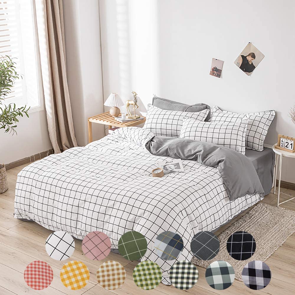 Price:$28.89  Bedding Duvet Cover 68" x 90" Twin Size, 3-Piece Set, Protects and Covers Your Comforter/Duvet Insert, Lightweight - Supersoft - Breathable - Machine Washable (White, Twin) : Home & Kitchen
