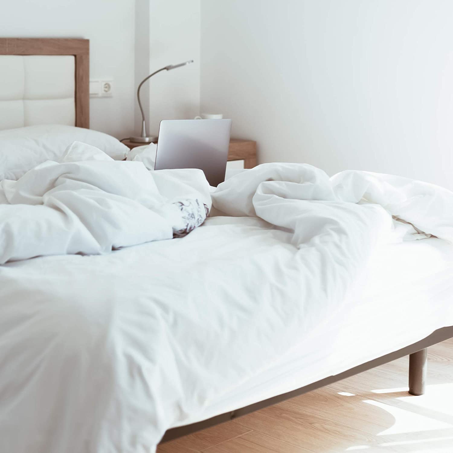 Price:$268.00  LEE 500 Thread-Count Percale, US-Grown Pima Cotton, Classic White, Duvet Cover - Pure White Cotton King Duvet Cover for Bed : Home & Kitchen