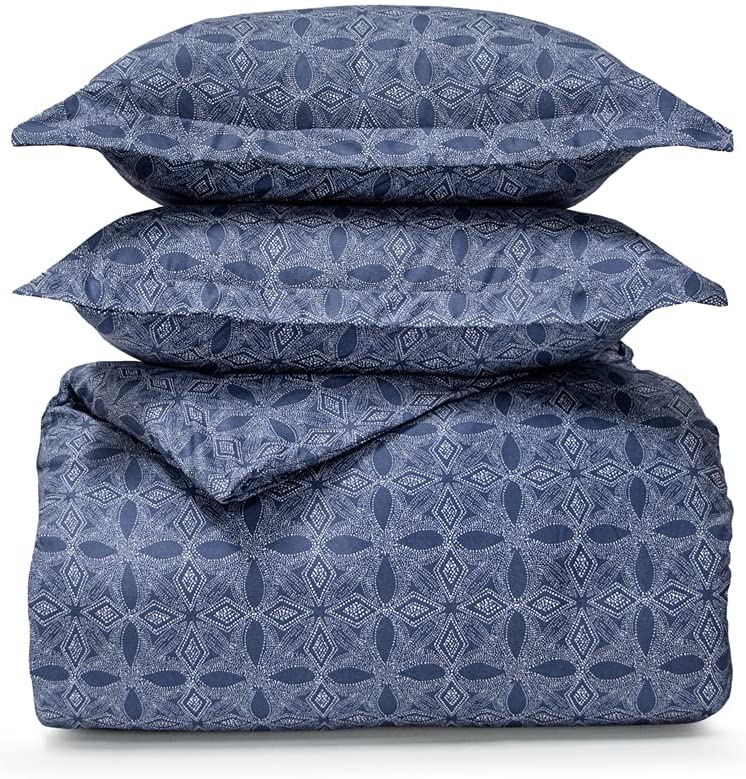 Price:$79.00  Adams 3 Piece Belmont Duvet Cover and Sham Set (Cobalt, King/California King ) Incredibly Soft and Effortless Style Duvet with Button Closure and 2 Shams to Match! : Home & Kitchen