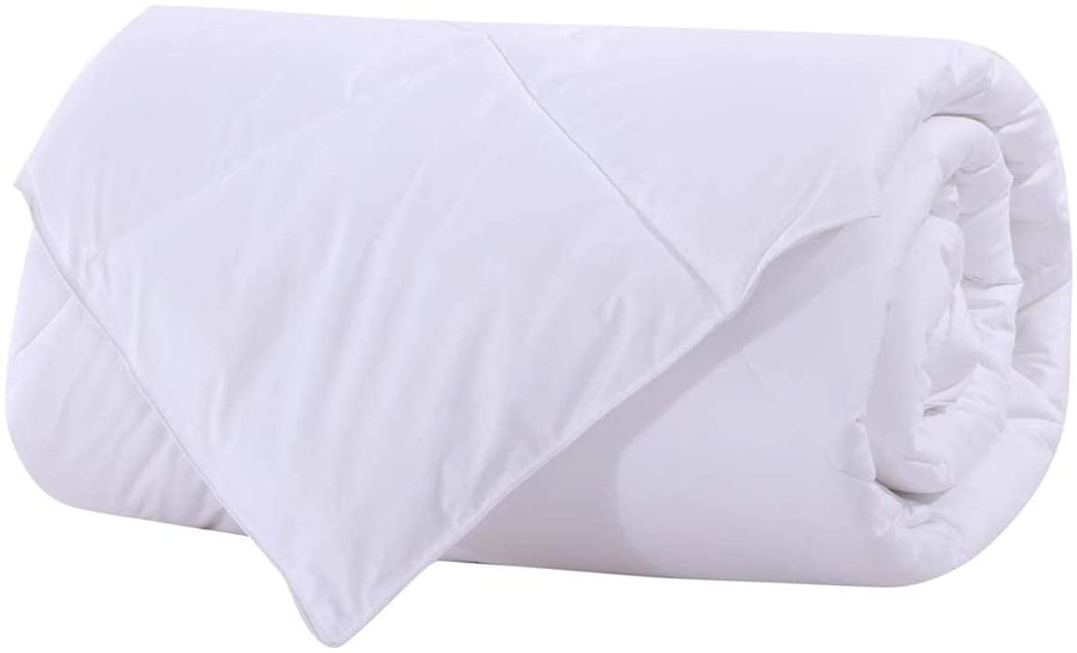 Price:$84.99  Bedding Abripedic Bamboo Fiber Filled Blanket, Down Alternative Duvet Insert, 100% Cotton Shell, Breathable, Hypoallergenic, King/California-King Size, White : Home & Kitchen