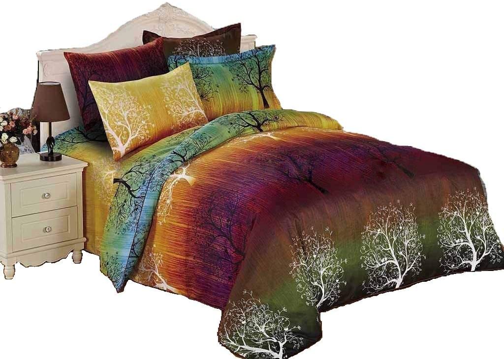 Price:$49.99  Tree 2pc Bedding Set: Duvet Cover and Pillow Sham (Twin) : Home & Kitchen