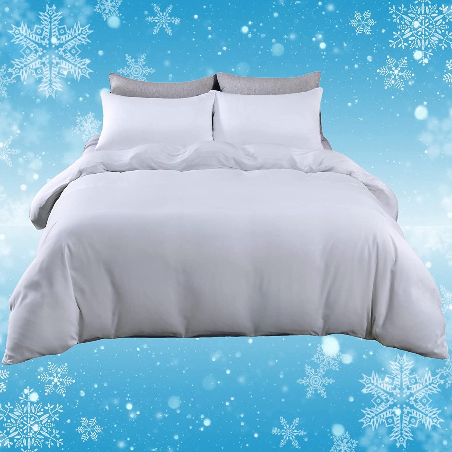 Price:$49.59  Cooling Duvet Cover, Cool Duvet Cover Set, Summer Bed Duvet Cover, Cooling Bed Duvet Cover, Cooling King Duvet Cover Set, Cooling Duvet Cover King Size, Cooling King Size Duvet Cover, White : Home & Kitchen