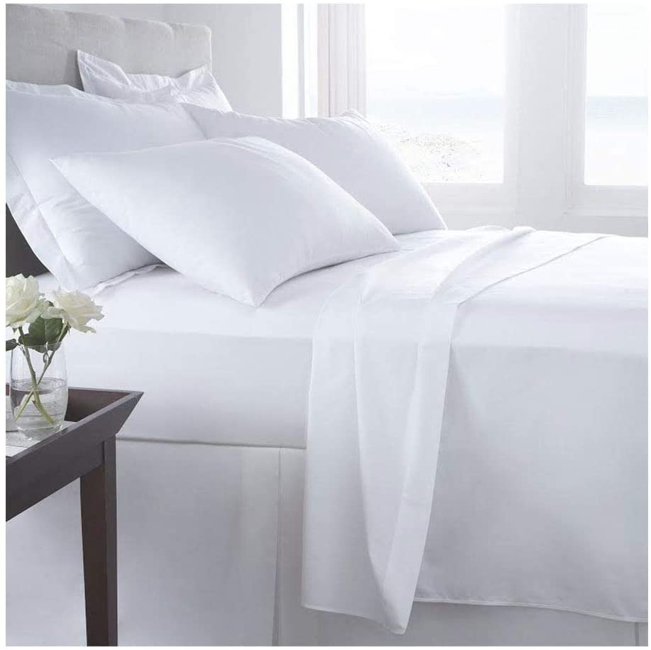 Price:$11.49  Hanger T400 Egyptian Cotton 400 Thread Count Duvet Cover Bedding Fitted Flat Sheets Set (White Pillow Cases) One Size : Home & Kitchen