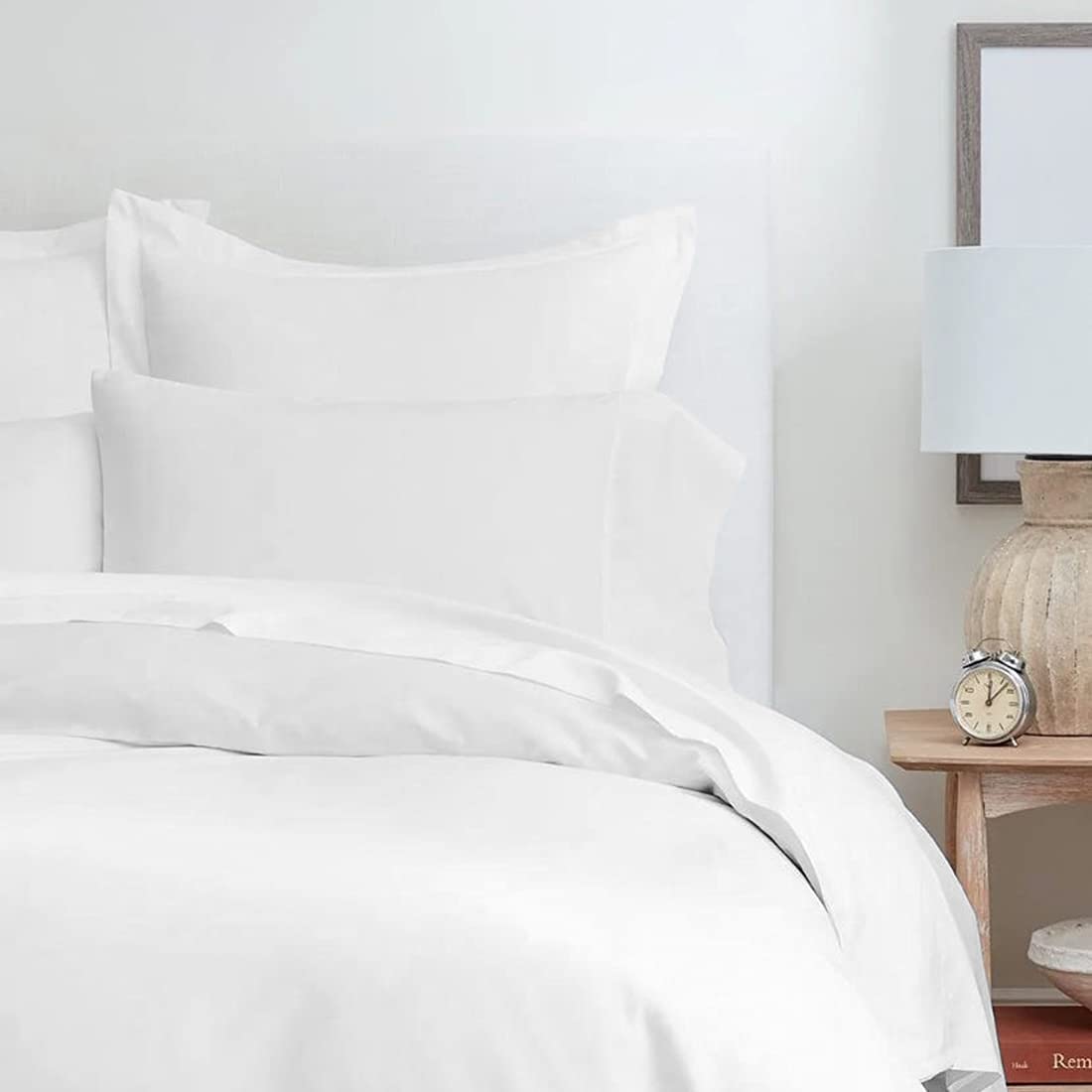 Price:$99.99  Cover Oversized Zipper Closure 1 Piece 1000 Thread Count 100% Long-Staple Egyptian Cotton Comforter Cover Ultra Soft  Protector, Hotel Class Quilt Cover (Oversized King, White) : Home & Kitchen