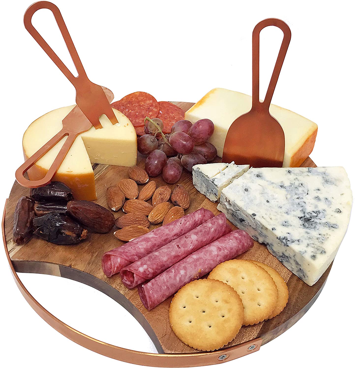 Price:$38.97  Chef - Cheeseboard - 10 Inch Brushed Copper: Cheese Servers
