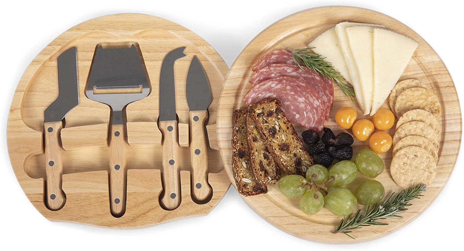 Price:$40.95  - a Picnic Time Brand Circo Cheese Board with Cheese Tools: Cheese Knives: Home & Kitchen
