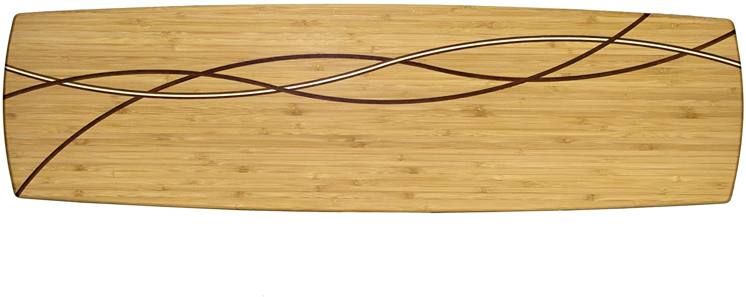 Price:$39.99  Bamboo Del Mar Large Charcuterie Board and Cheese Plate, 30" x 8.5": Cheese Plates