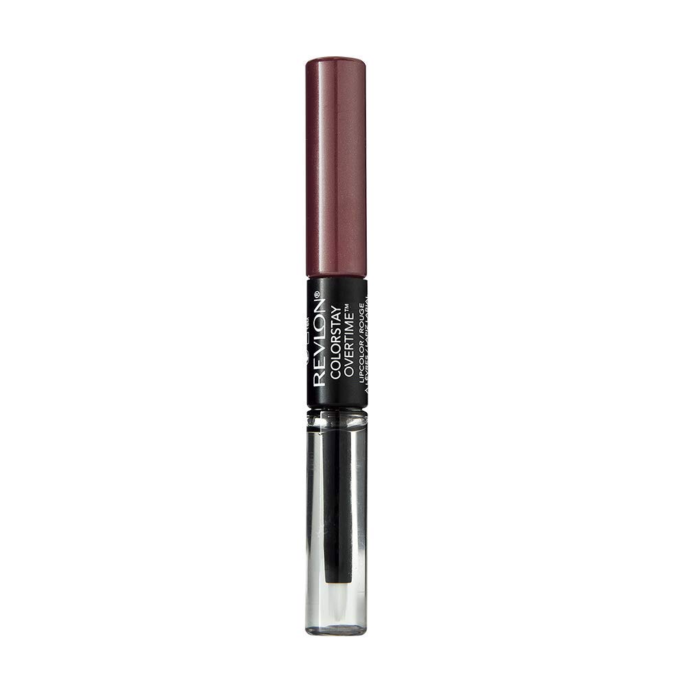 Price:$6.83 Revlon ColorStay Overtime Lipcolor, Longwearing Liquid Lipstick with Clear Lip Gloss, with Vitamin E, in Plum, 380 Always Sienna, 0.8 oz