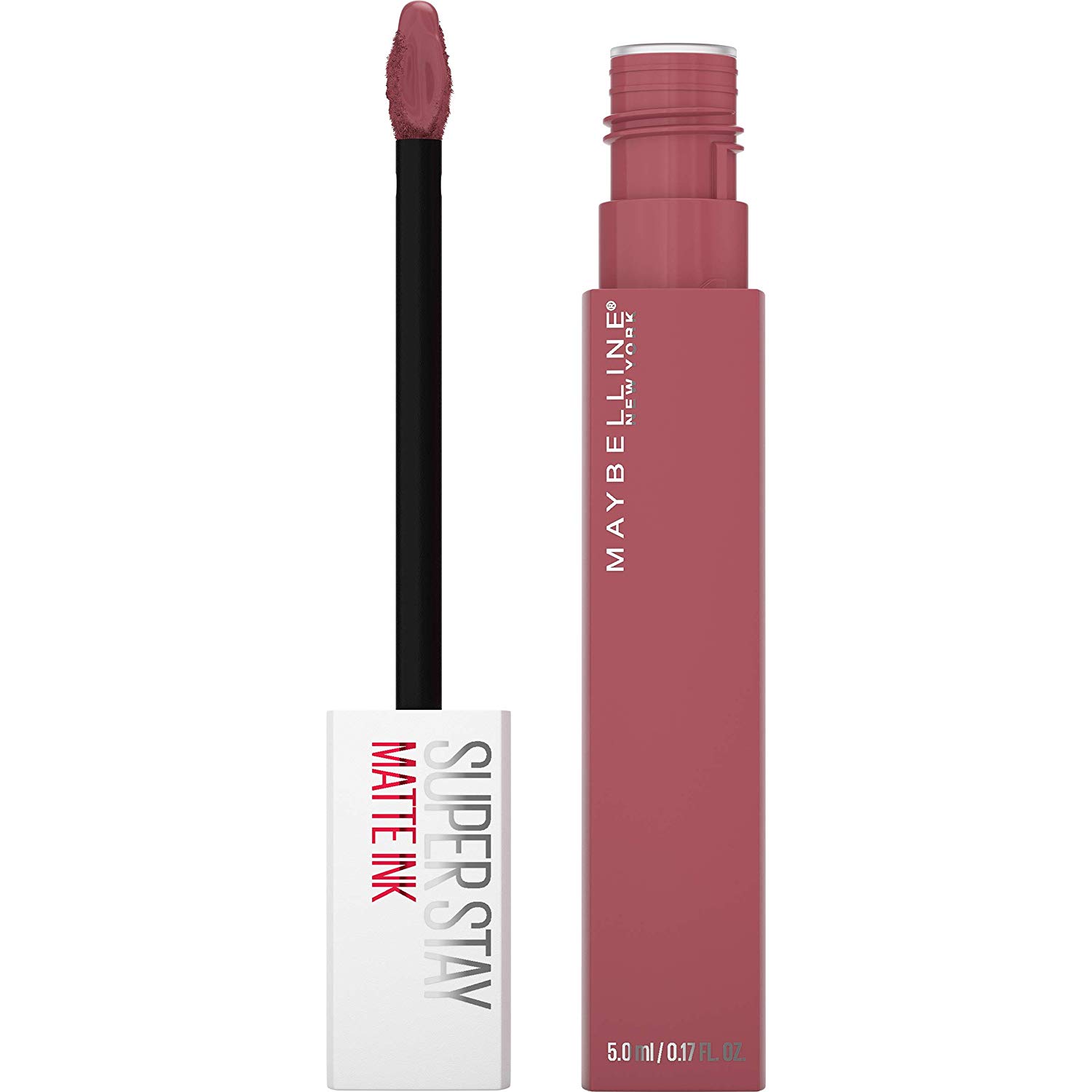 Price:$7.98 Maybelline New York Superstay Matte Ink Liquid Lipstick, Long-Lasting Matte Finish Liquid Lip Makeup, Highly Pigmented Color, Ringleader, 0.17 Fl. Oz