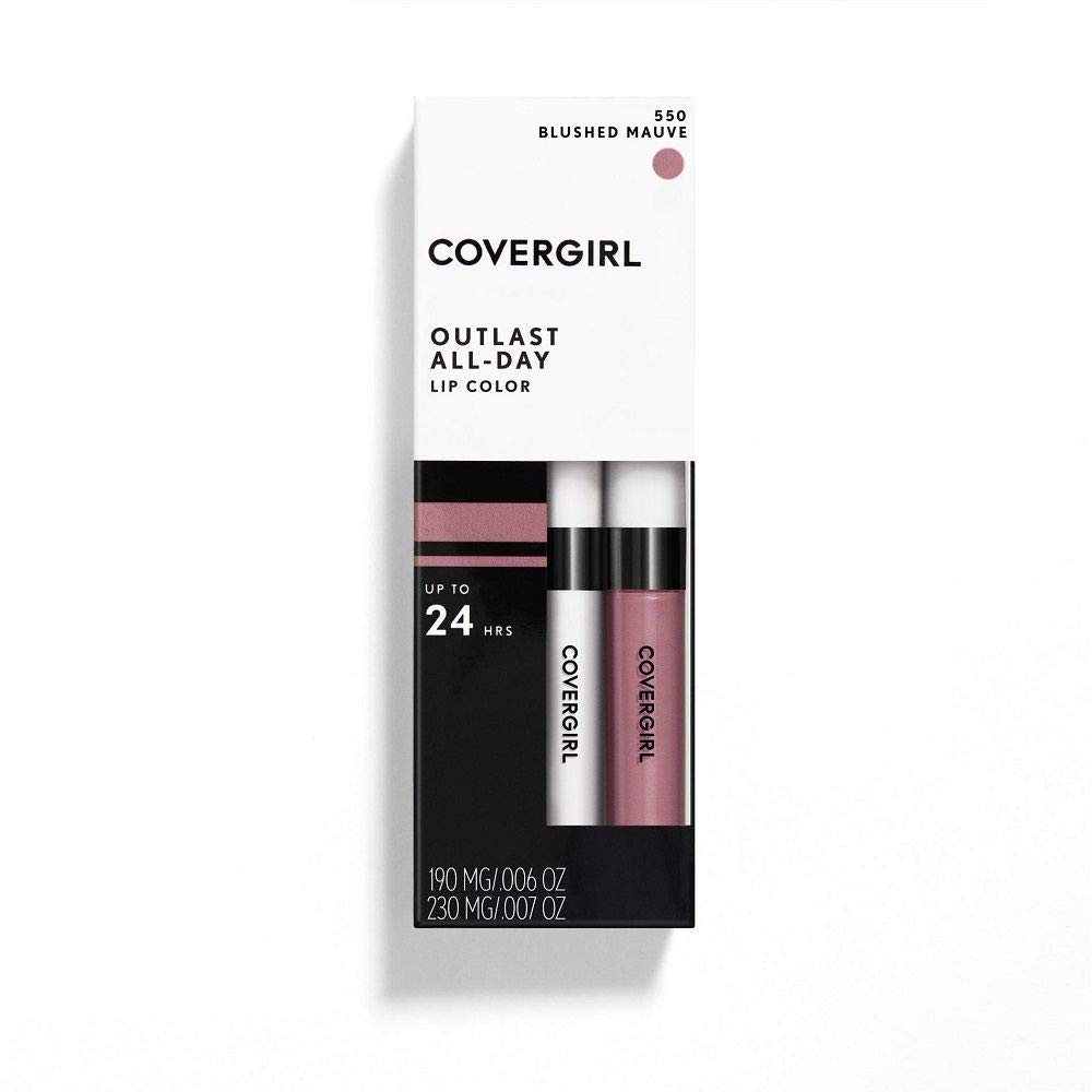 Price:$5.99 Covergirl Outlast All-Day Lip Color With Topcoat, Blushed Mauve