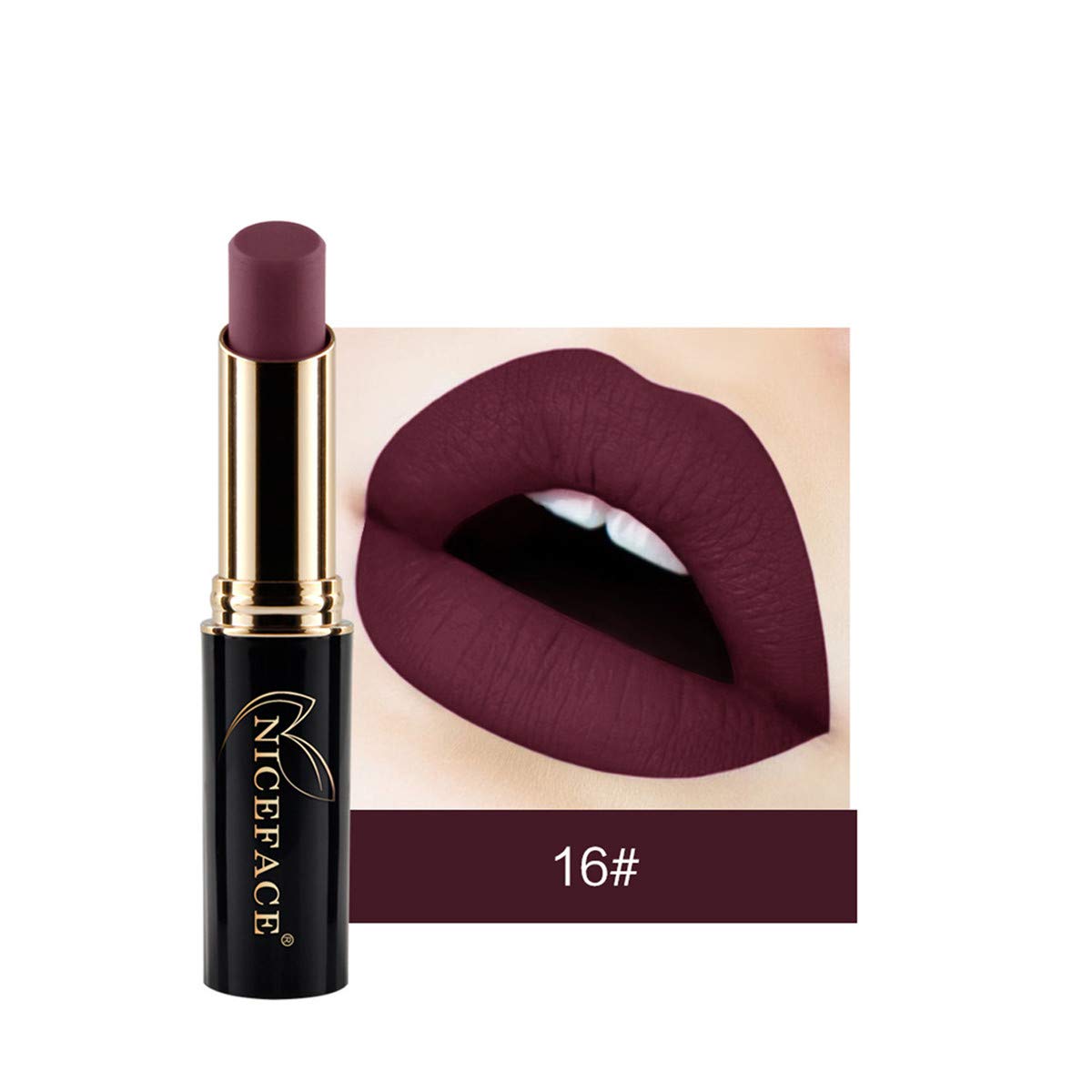 Price:$3.99 Shirazawa Liquid Lipstick - Energy Red Lip Kit, Velvety Liquid Lipstick Waterproof Long Lasting Durable Nude Lip Gloss Beauty Cosmetics Smearproof Colors (D)