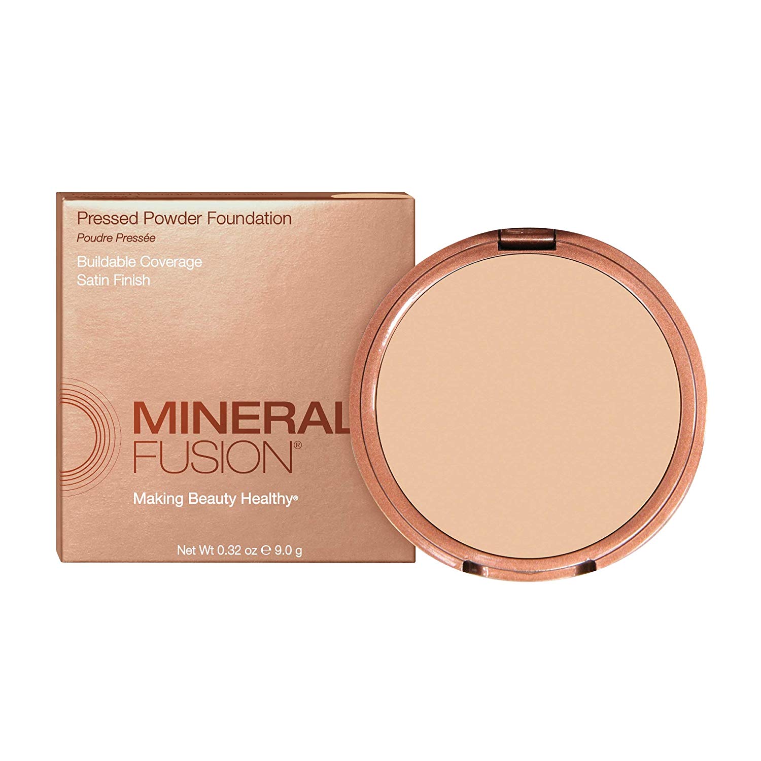 Price:$27.43     Mineral Fusion Pressed Powder Foundation, Neutral 2   Foundation Makeup   Beauty