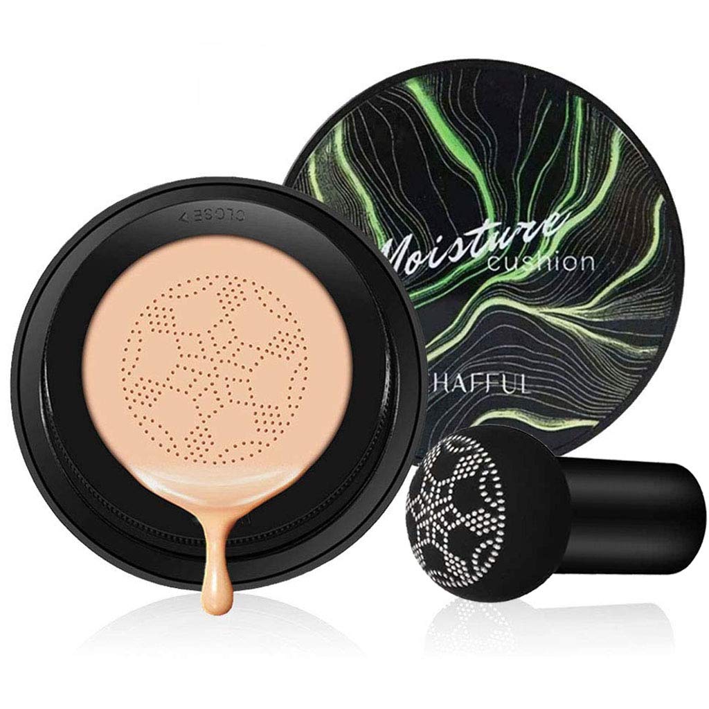 Price:$9.95     Air Cushion CC Cream Mushroom Head Foundation, Firstfly Moisturizing BB Cream Makeup Long Lasting Matte Concealer (Natural)   Beauty