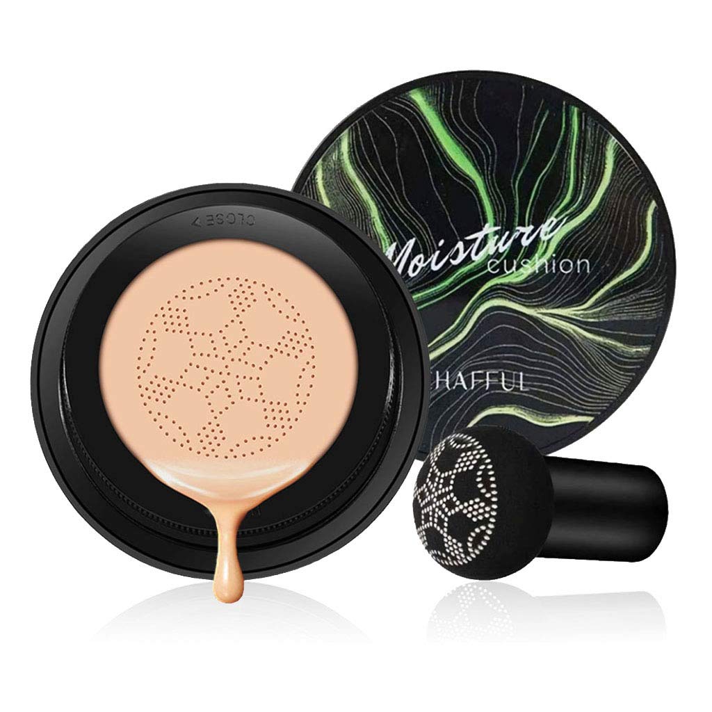 Price:$9.98     Air Cushion CC Cream Mushroom Head Foundation, SuperThinker Moisturizing BB Cream Makeup Long Lasting Matte Concealer (Natural)   Beauty