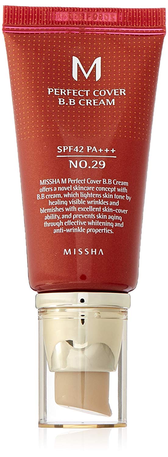 Price:$11.50     MISSHA M PERFECT COVER BB CREAM #29 SPF 42 PA+++ 50ml-Lightweight, Multi-Function, High Coverage Makeup to help infuse moisture for firmer-looking skin with reduction in appearance of fine lines   Beauty