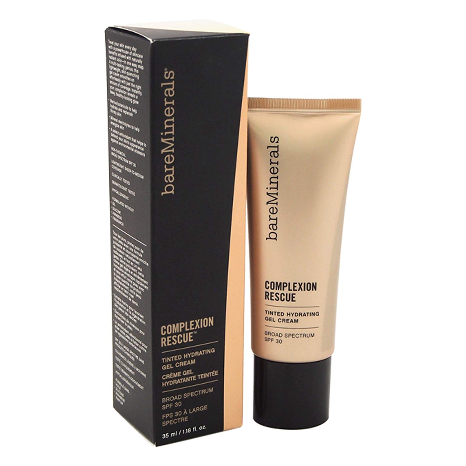 Price:$21.95    bareMinerals Complexion Rescue Tinted Hydrating Gel Cream SPF 30, Vanilla 02, 1.18 Ounce  Beauty