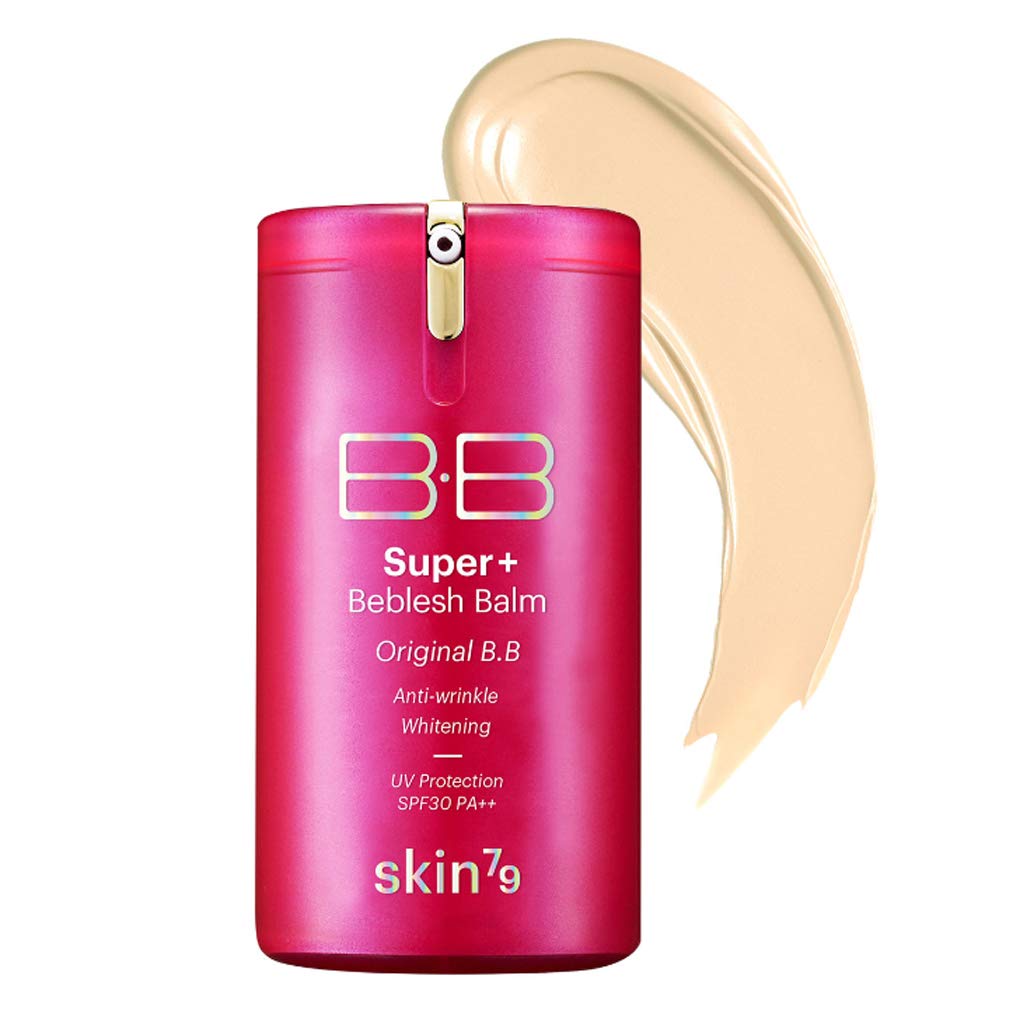 Price:$23.00     SKIN79 Super Plus Beblesh Balm Triple Function Pink BB (SPF30/PA++) 40g - UV Block, Anti Wrinkle, Whitening   Health And Personal Care   Beauty