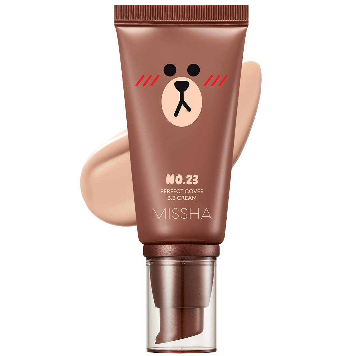 Price:$11.00     Missha M Perfect Cover BB Cream #23 SPF 42 PA+++(50ml) (LINE FRIENDS Edition)-Lightweight, Multi-Function, High Coverage Makeup to help infuse moisture for firmer-looking skin   Beauty