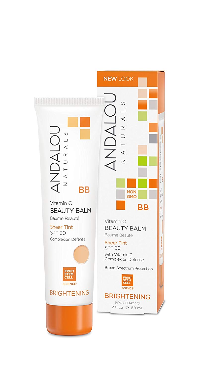 Price:$5.13    Andalou Naturals Vitamin C BB Beauty Balm Sheer Tint SPF 30, 2 Ounce  Beauty
