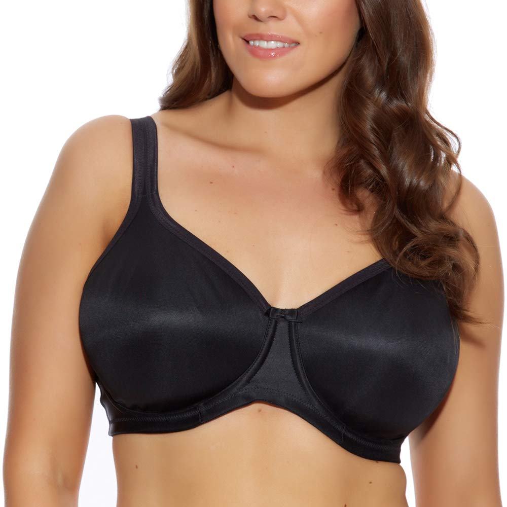 Price:$30.31 Elomi Smoothing"""" Seamless Underwire #3911"""", Black, 34E at Amazon Women’s Clothing store  Bras