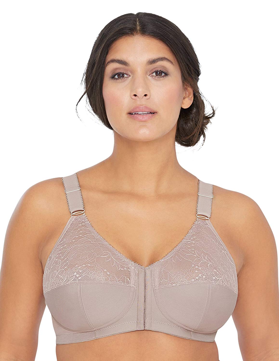 Price:$36.58 Glamorise Women's Plus-Size Comfortlift Posture Back Support Bra Bra, Taupe, 38C at Amazon Women’s Clothing store