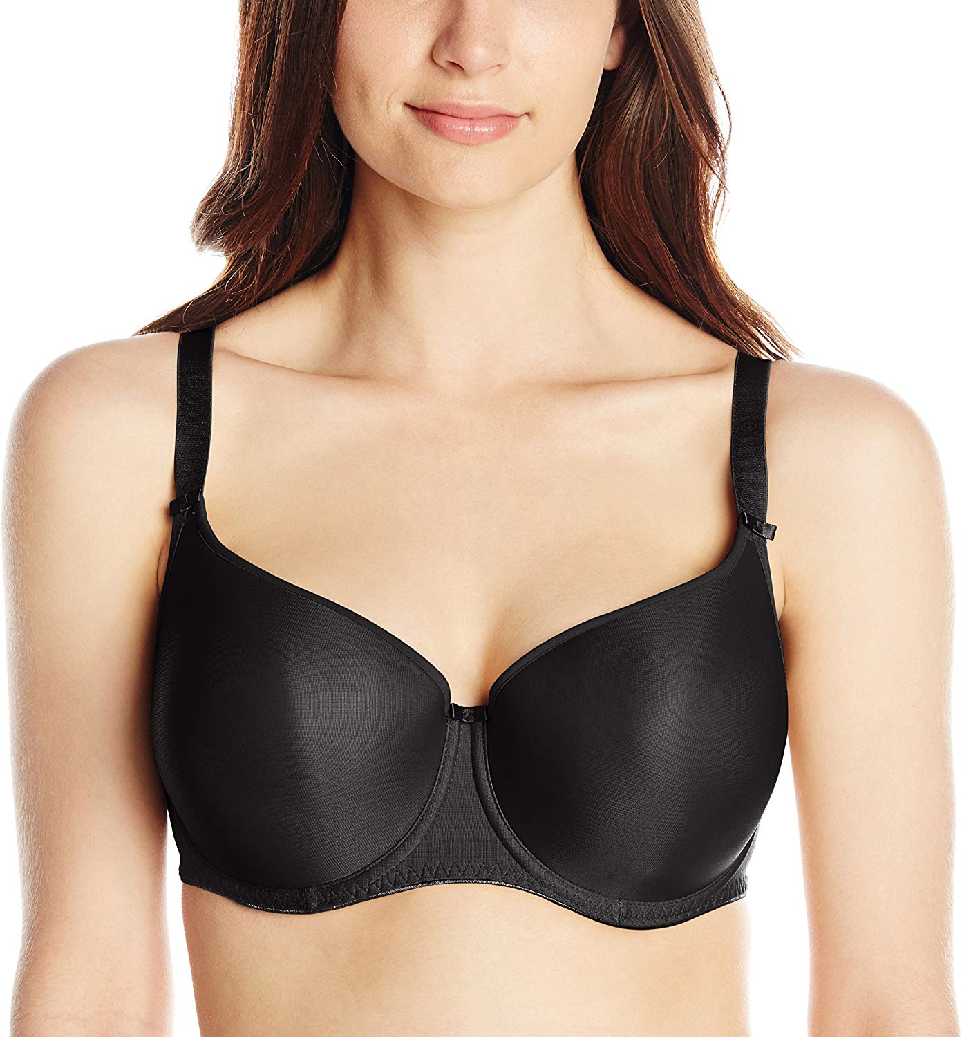 Price:$60.00 Fantasie Women's Smoothing Moulded T-Shirt Bra, Black, 30DD at Amazon Women’s Clothing store  Bras