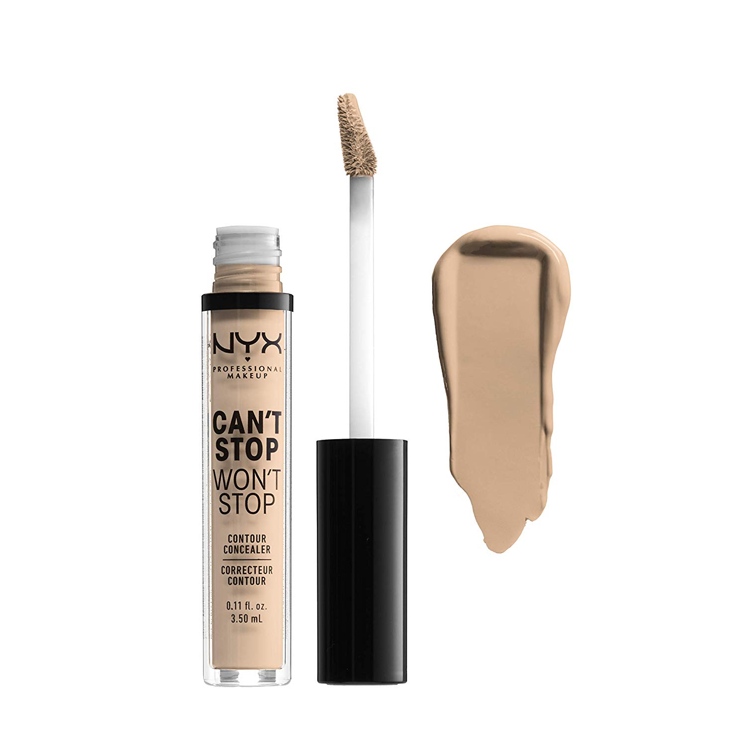 Price:$5.99     NYX PROFESSIONAL MAKEUP Can't Stop Won't Stop Contour Concealer, Vanilla   Beauty