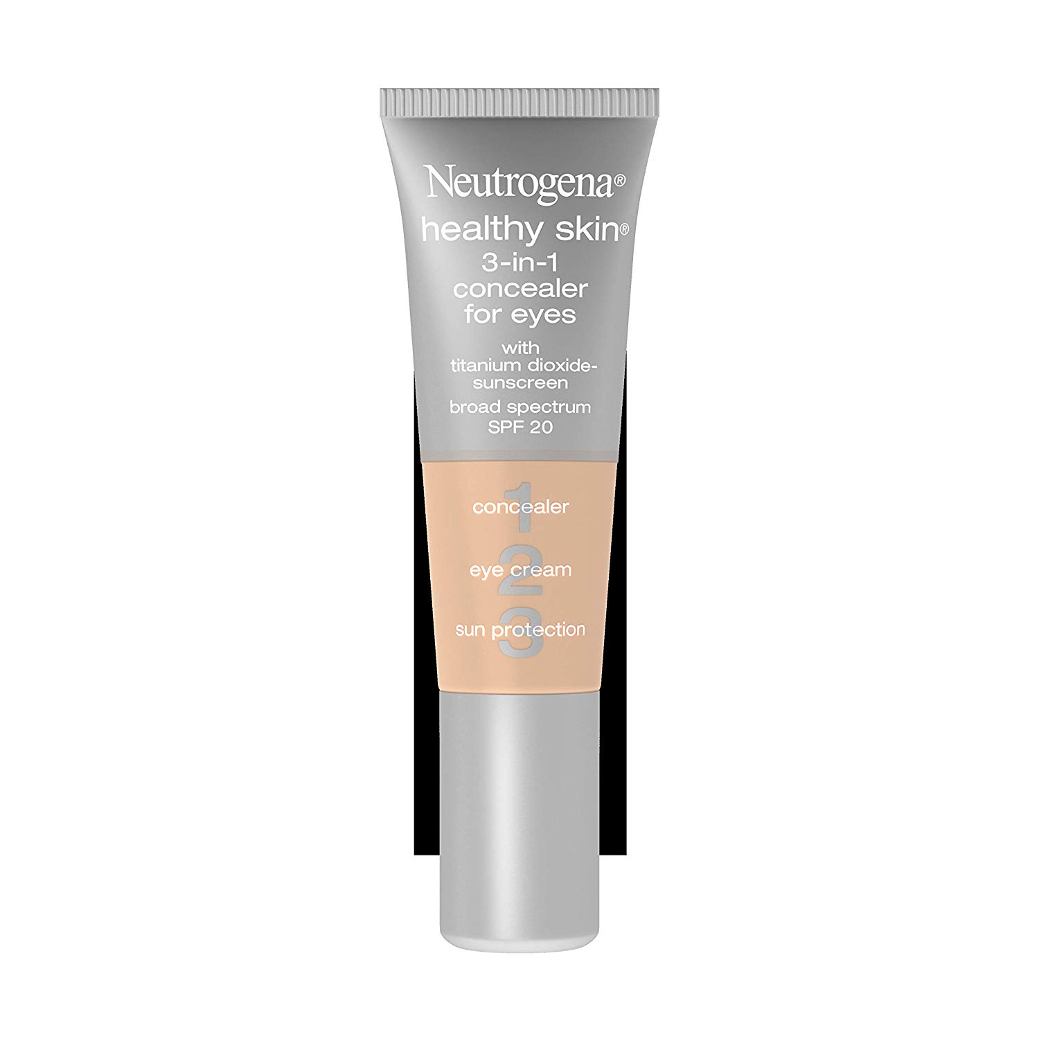 Price:$4.54     Neutrogena Healthy Skin 3-In-1 Concealer For Eyes Broad Spectrum Spf 20, Light 10, .37 Oz.   Eye Makeup Concealers   Beauty