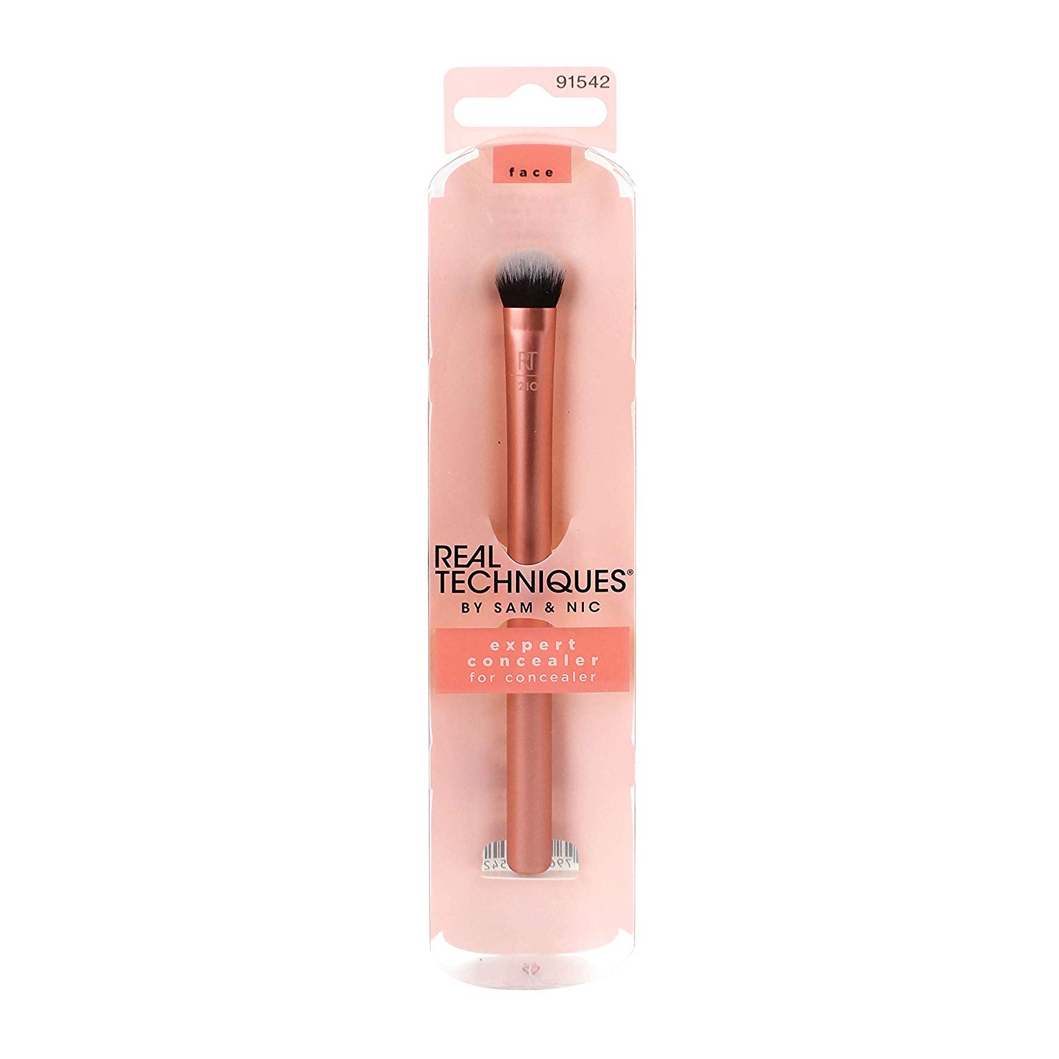 Price:$6.30     Real Techniques Expert Concealer Brush with Ultra Plush Custom Cut Synthetic Taklon Bristles & Extended Aluminum Ferrules Uniquely Shaped (Packaging May Vary)   Beauty