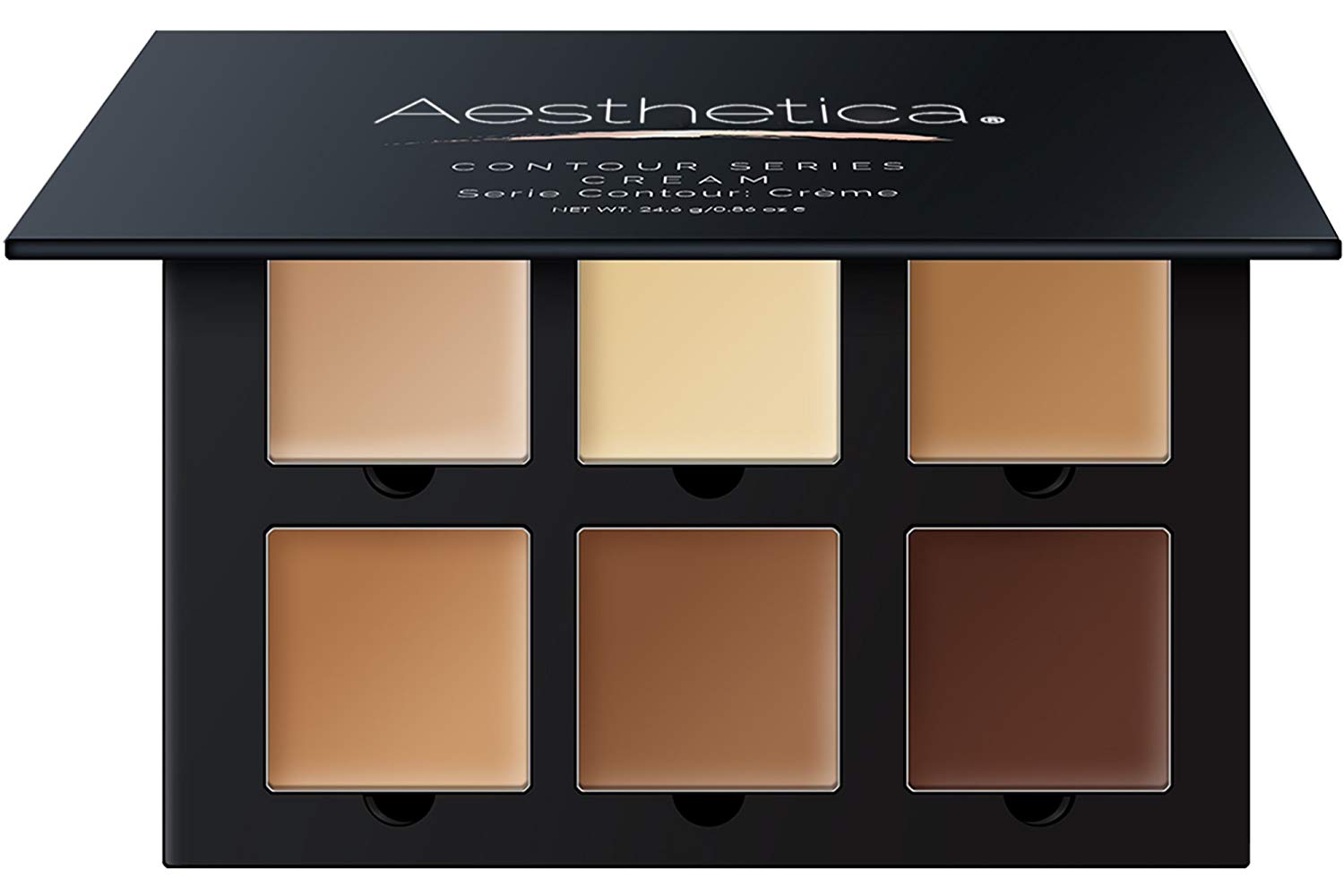 Price:$28.99     Aesthetica Cosmetics Cream Contour and Highlighting Makeup Kit - Contouring Foundation/Concealer Palette - Vegan, Cruelty Free & Hypoallergenic - Step-by-Step Instructions Included   Beauty