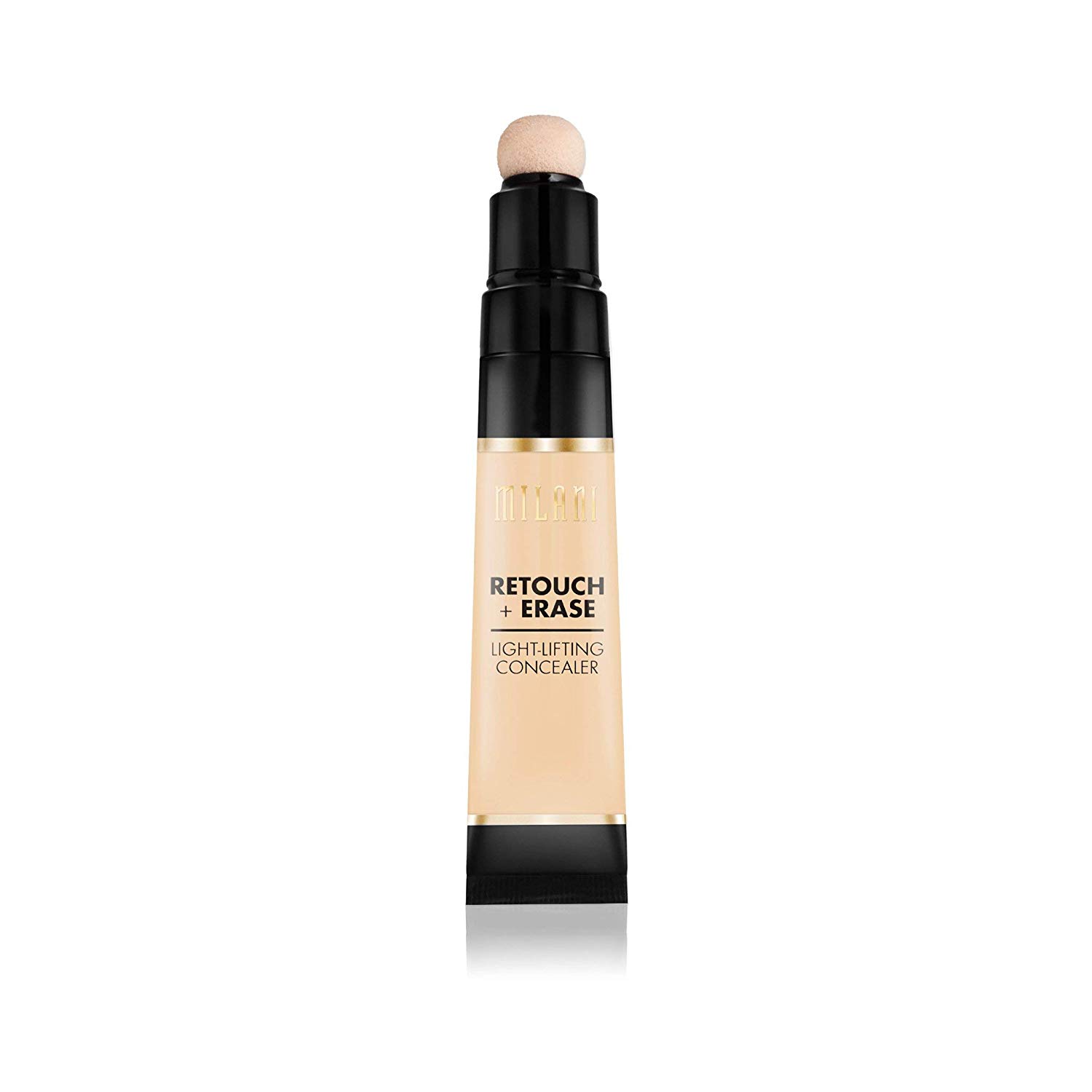 Price:$7.97     Milani Retouch + Erase Light-Lifting Concealer - Light (0.24 Ounce) Cruelty-Free Liquid Concealer with Cushion Applicator Tip to Cover Dark Circles, Blemishes & Skin Imperfections   Beauty