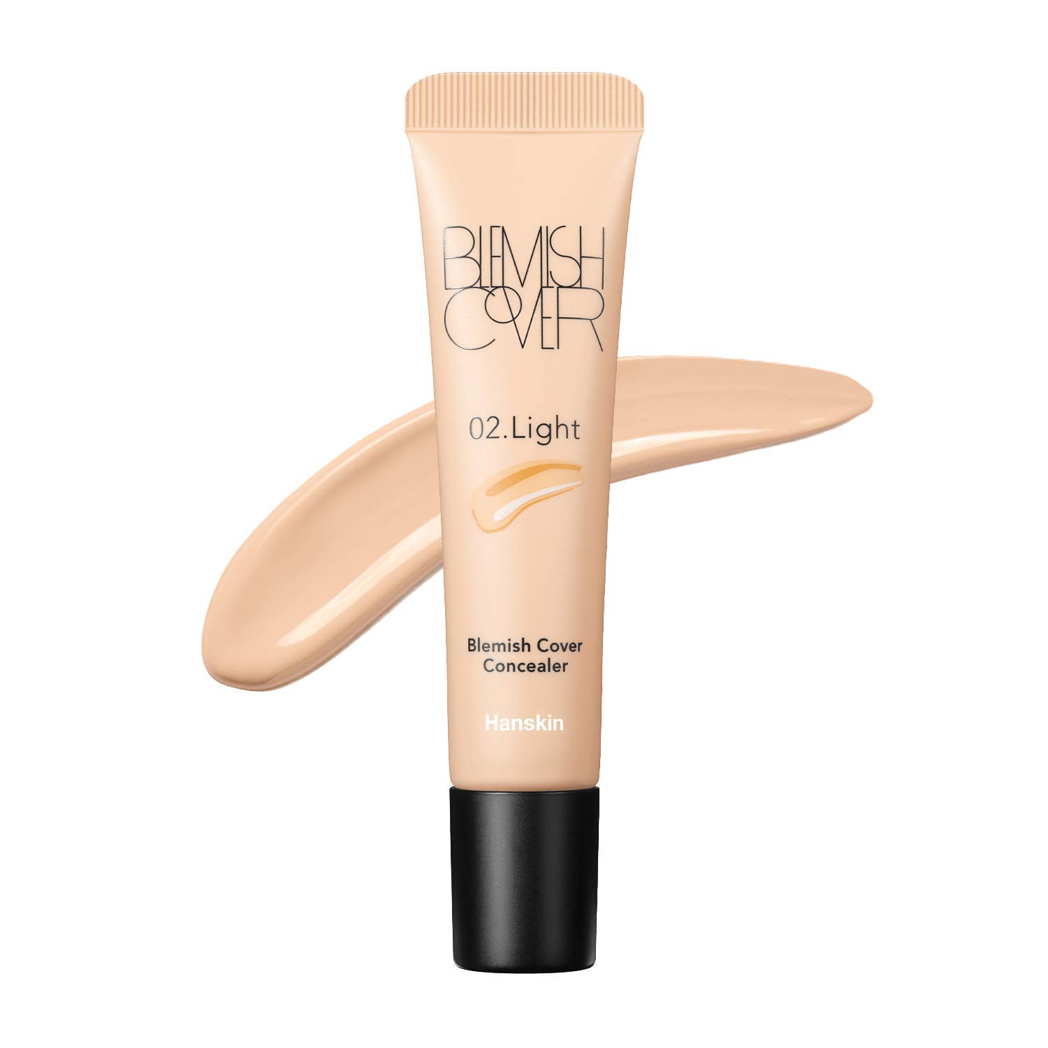 Price:$12.00     Hanskin Blemish Cover Full Coverage Concealer, Semi Matte Creamy Formula, Flawless Finish, Korean Cosmetic [Light/9g]   Beauty