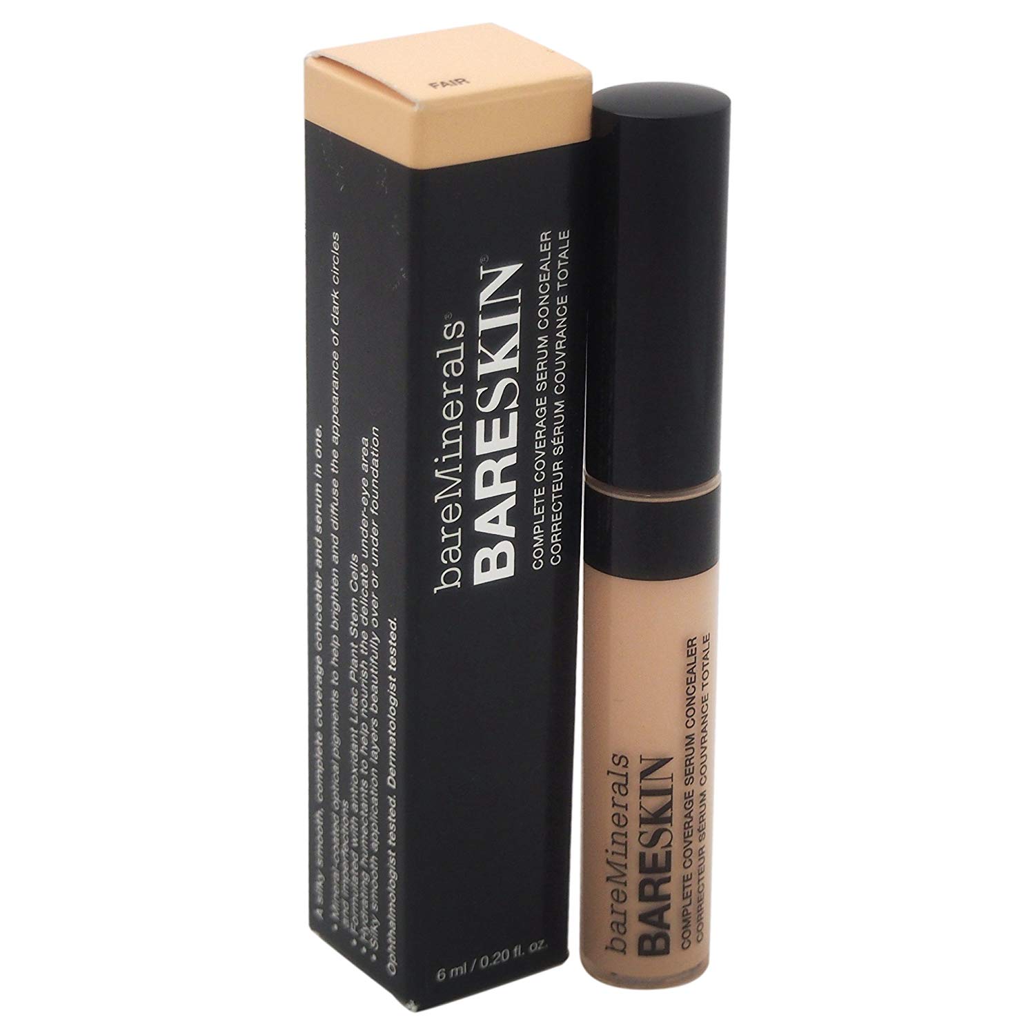 Price:$17.59     bareMinerals BareSkin Complete Coverage Concealer, Fair, 0.2 Ounce   Beauty