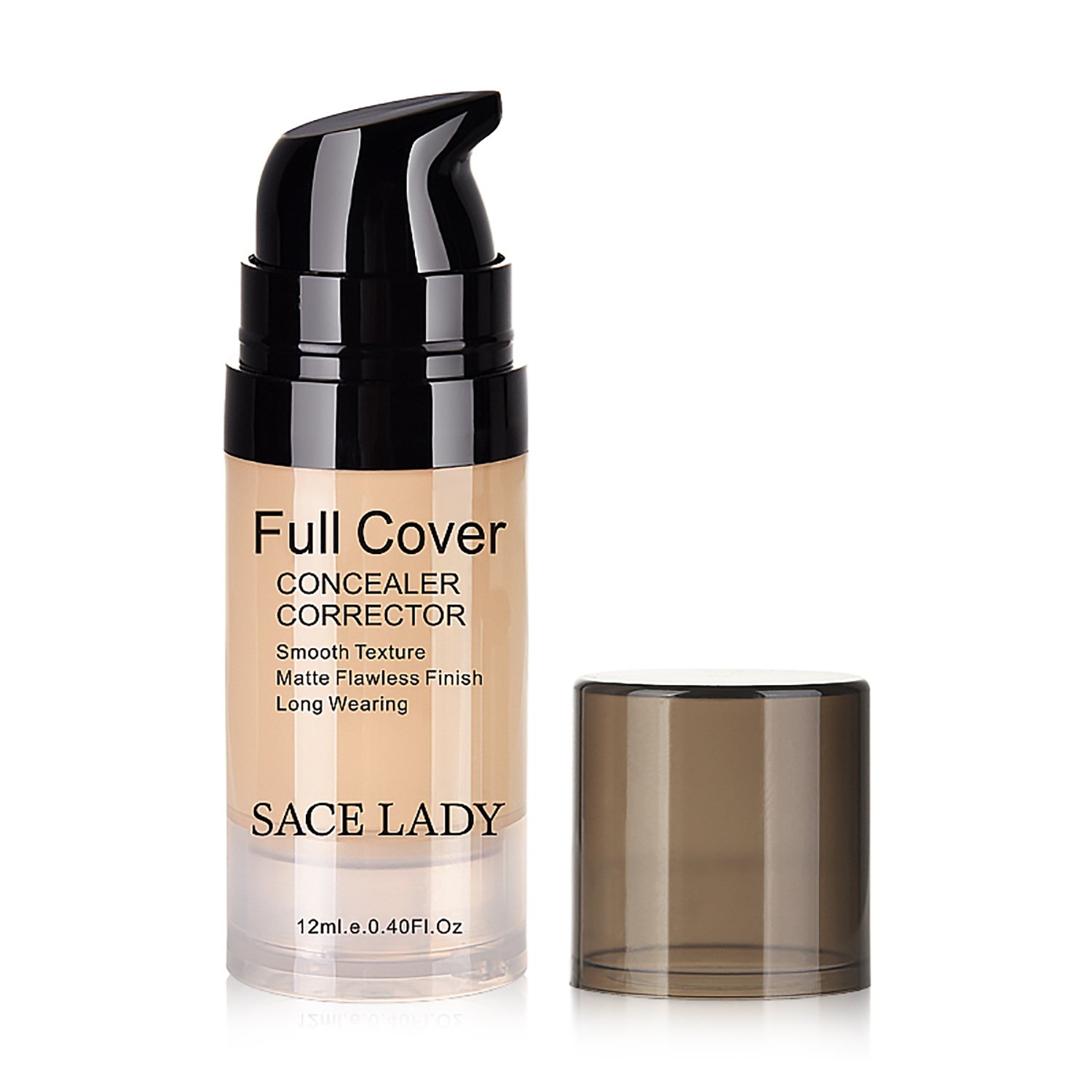 Price:$13.99     Pro Full Cover Liquid Concealer, Waterproof Smooth Matte Flawless Finish Creamy Concealer Foundation for Eye Dark Circles Spot Face Concealer Makeup, Size 12ml/0.40Fl Oz (03.Natural 12ml)   Beauty