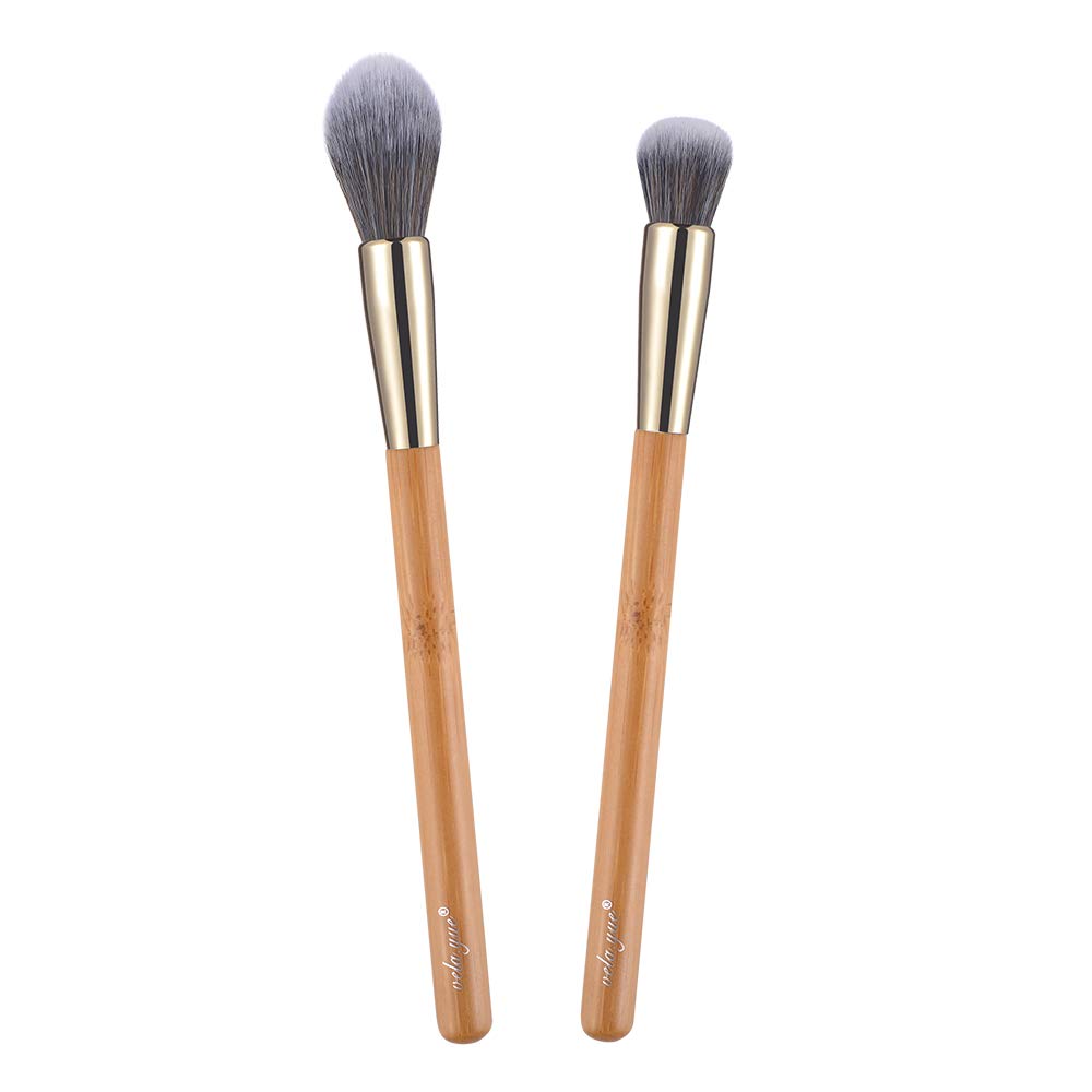 Price:$8.97    vela.yue Concealer Brushes Set Precision Face Shape Highlighter Blender 2pcs Makeup Brush  Beauty