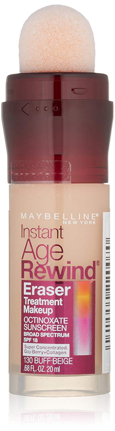 Price:$9.98     Maybelline New York Instant Age Rewind Eraser Treatment Makeup, Buff Beige, 0.68 fl. oz.   Foundation Makeup   Beauty