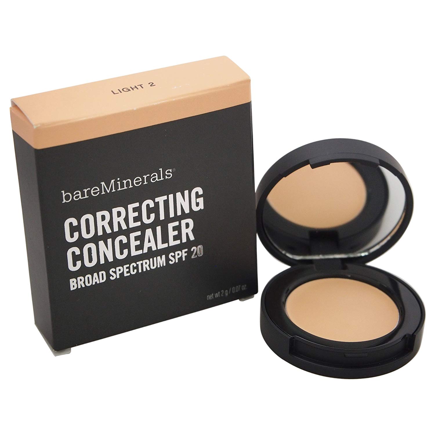 Price:$11.99     bareMinerals Creamy Correcting Concealer, Light 2 (0.07 Oz/ 2 g)   Concealers Makeup   Beauty