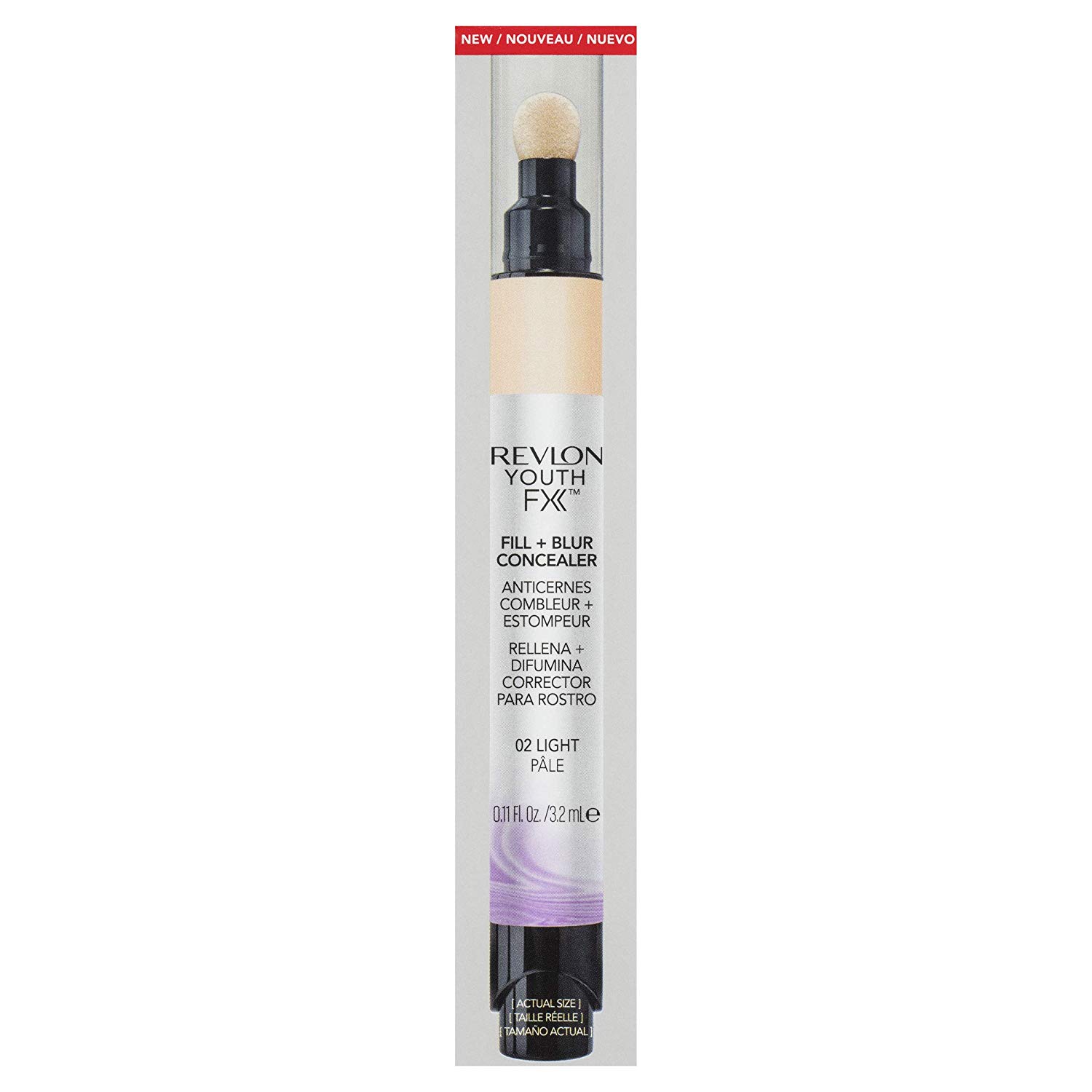 Price:$9.59    Revlon Youth Fx Fill + Blur Concealer, Light, 0.11 Fluid Ounce  Beauty