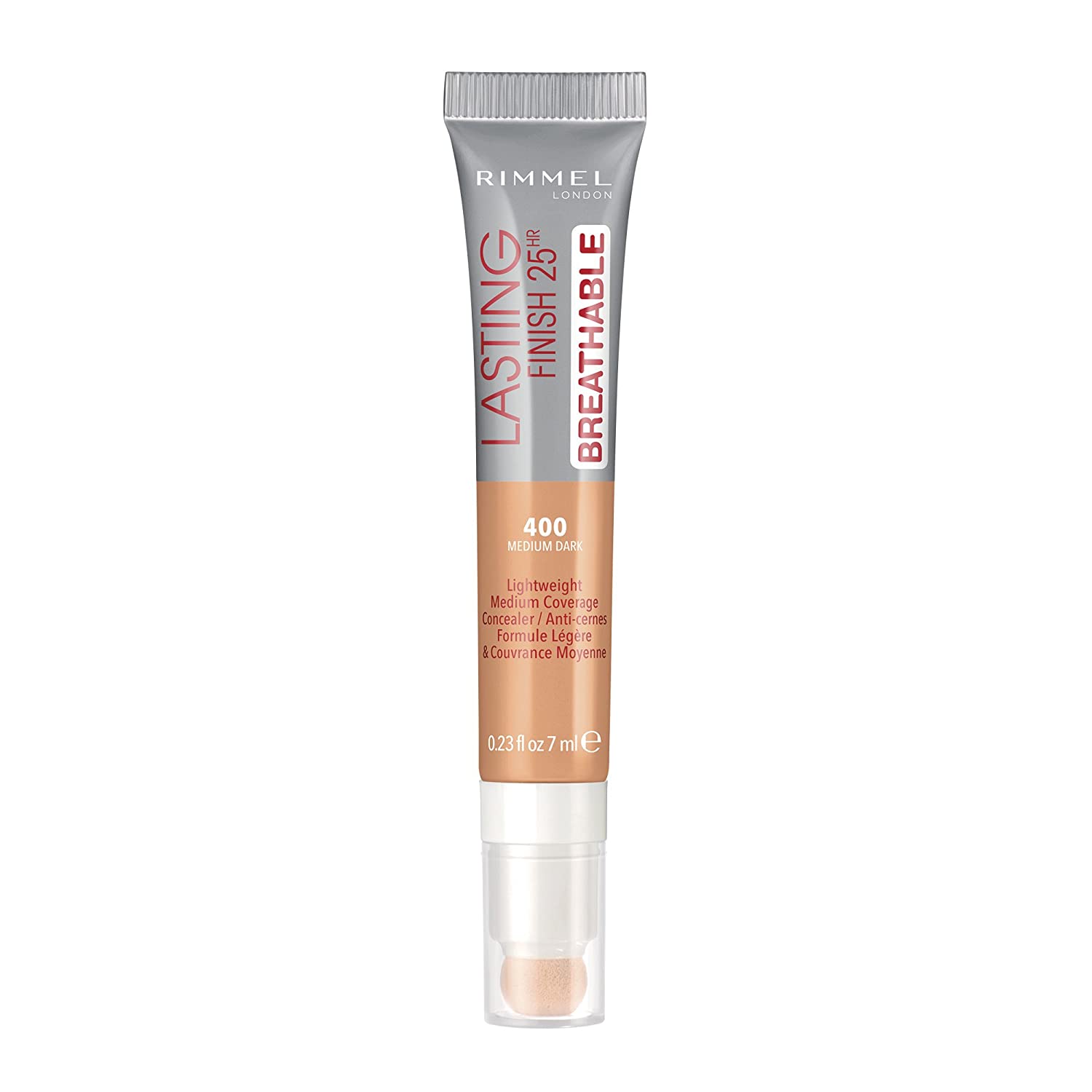Price:$5.90     Rimmel Lasting Finish Breathable Concealer, Medium Dark, 0.23 Fluid Ounce   Beauty