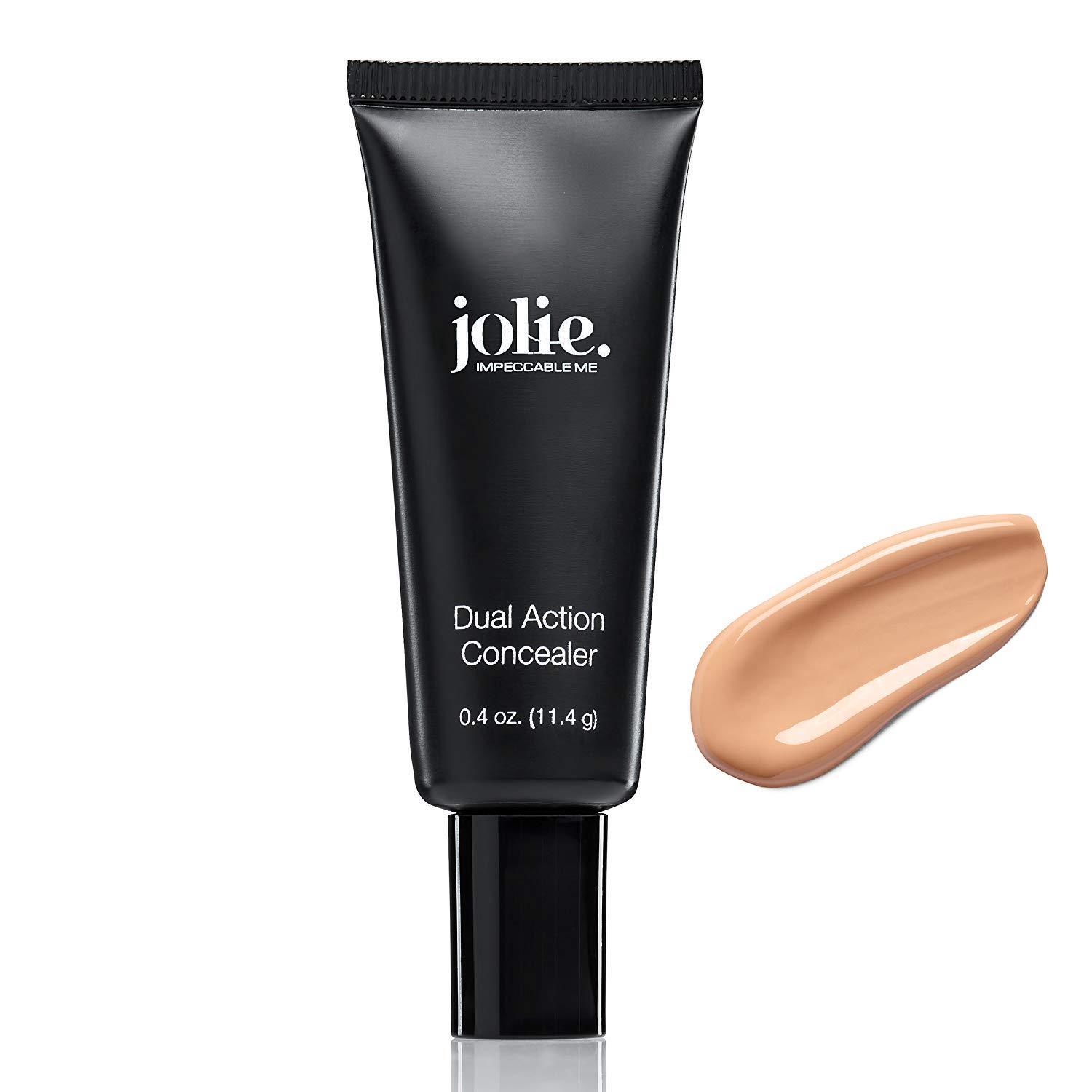 Price:$16.95     Jolie Dual Action Concealer - Neutralizing Undereye Concealer (Light Peach)   Concealers Makeup   Beauty