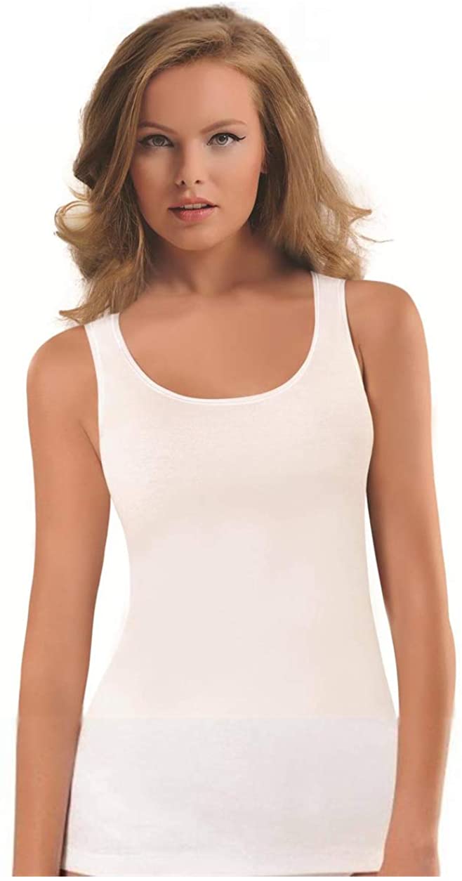 Price:$14.49 NBB Womens Sexy Basic Solid Cotton Jersey Tank Top Lingerie with Stretch, White, X-Large at Amazon Women’s Clothing store