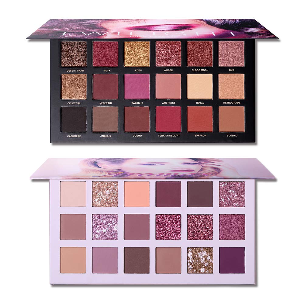 Price:$18.99     UCANBE Twilight Dust + Aromas The New Nude Eyeshadow Palette Makeup Set, Matte Shimmer Glitter Pressed Pearl All Highly Pigmented Blending Powder, Natural Velvet Texture Eye Shaow Kit   Beauty